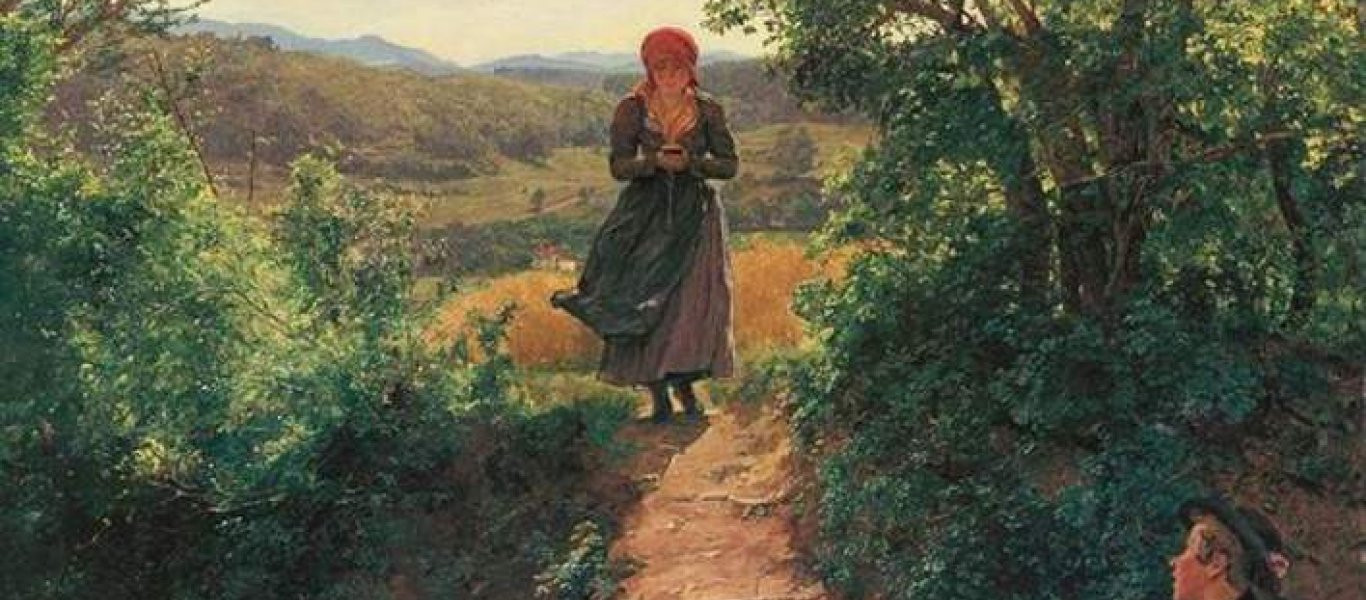 Πίνακας του 1860... δείχνει γυναίκα να κρατά... iPhone;;;